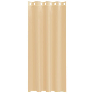 Hiekka voileeverhot läpiviennillä Lopina (2 kpl)