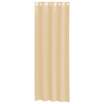 Hiekka voileeverhot läpiviennillä Lopina (2 kpl)