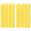 Keltainen voileeverhot läpiviennillä Lopina (2 kpl)