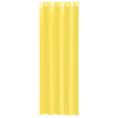 Keltainen voileeverhot läpiviennillä Lopina (2 kpl)