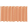 Terracotta voileeverhot läpiviennillä Lopina (2 kpl)