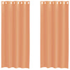 Terrakotta voileeverhot läpiviennillä Lopina (2 kpl)