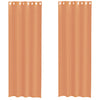 Terrakotta voileeverhot läpiviennillä Lopina (2 kpl)