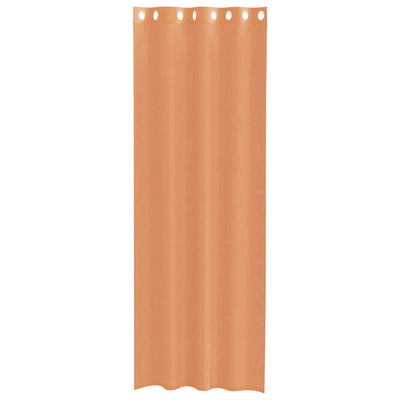 Terrakotta voileeverhot läpiviennillä Lopina (2 kpl)