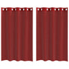 Viininpunainen voileeverhot läpiviennillä Lopina (2 kpl)