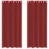 Viininpunainen voileeverhot läpiviennillä Lopina (2 kpl)