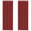 Viininpunainen voileeverhot läpiviennillä Lopina (2 kpl)
