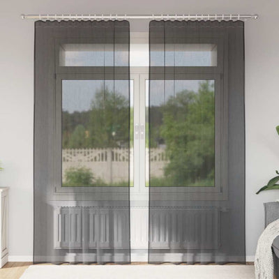 Musta voileeverhot tangotaskuilla Lopina (2 kpl)