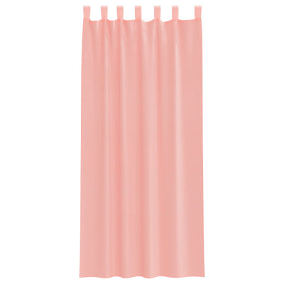 Pinkki voileeverhot tangotaskuilla Lopina (2 kpl)