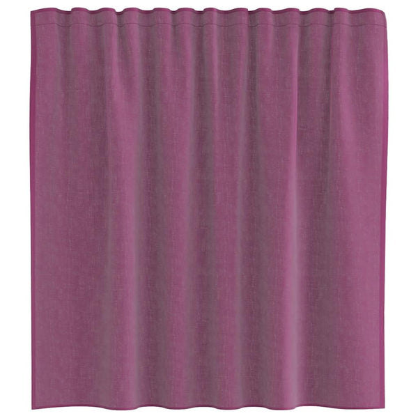 Voile-verhot tankotaskuilla 2 kpl violetti