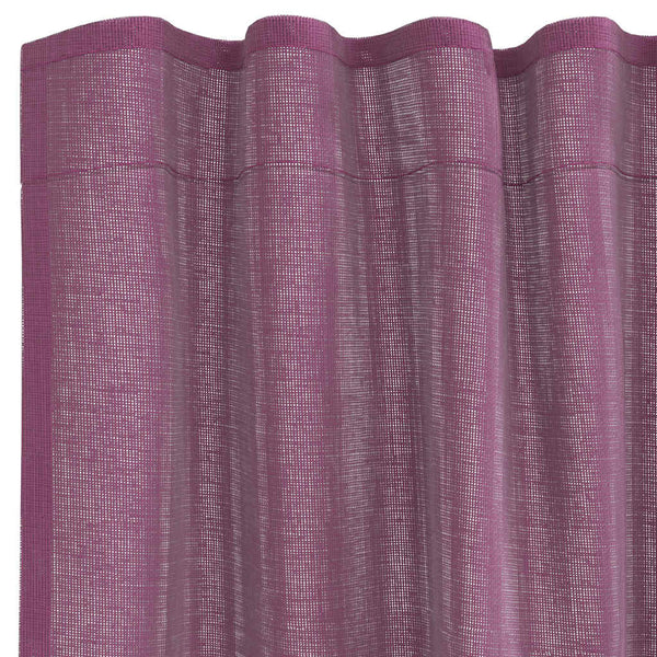 Voile-verhot tankotaskuilla 2 kpl violetti