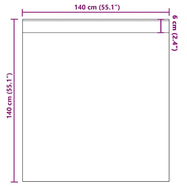 Voile-verhot tankotaskuilla 2 kpl violetti