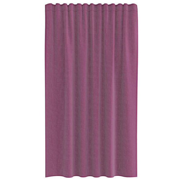 Voile-verhot tankotaskuilla 2 kpl violetti