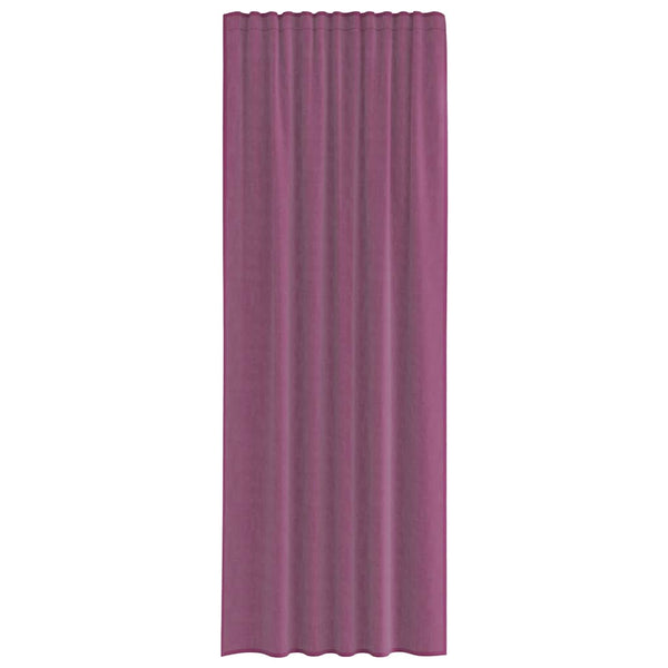 Voile-verhot tankotaskuilla 2 kpl violetti