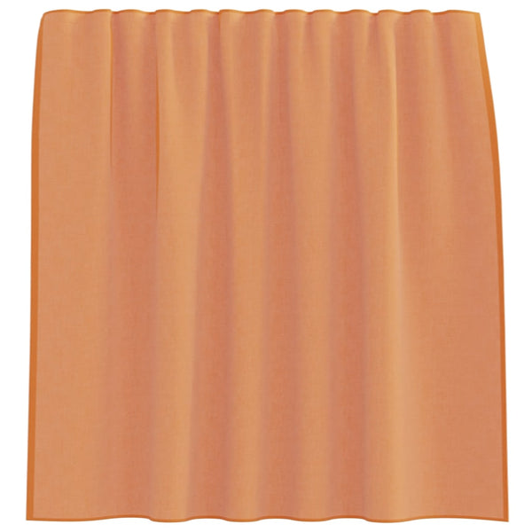Voile-verhot tankotaskuilla 2 kpl terrakotta