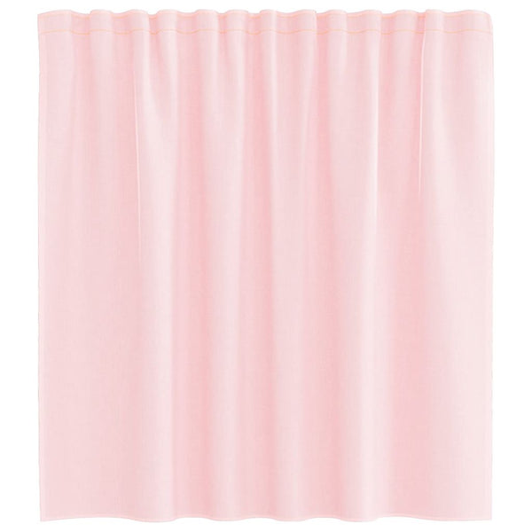 Voile-verhot lenkeillä 2 kpl vaaleanpunaiset 140x140 cm