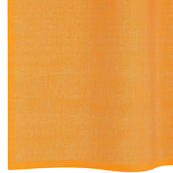 Voile-verhot lenkeillä 2 kpl oranssi 140x175 cm