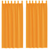 Oranssi voileeverhot lenkeillä Lopina 140x245cm (2 kpl)