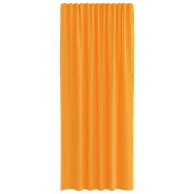 Voileeverhot lenkeillä 2 kpl oranssi 140x245 cm