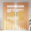 Voileeverhot lenkeillä 2 kpl oranssi 140x245 cm