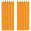 Oranssi voileeverhot lenkeillä Lopina 140x260cm (2 kpl)