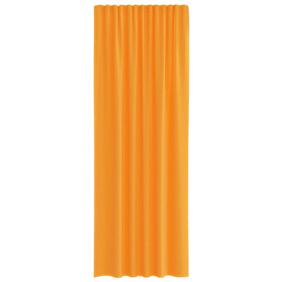 Voileeverhot lenkeillä 2 kpl oranssi 140x260 cm