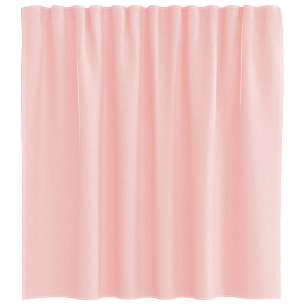 Voile-verhot lenkeillä 2 kpl pinkki 140x140 cm