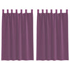 Voile-verhot lenkeillä 2 kpl violetti 140x175 cm