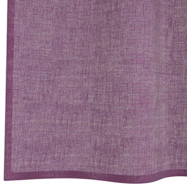 Voile-verhot lenkeillä 2 kpl violetti 140x225 cm