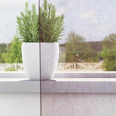 Voileeverhot lenkeillä 2 kpl purppura 140x245 cm