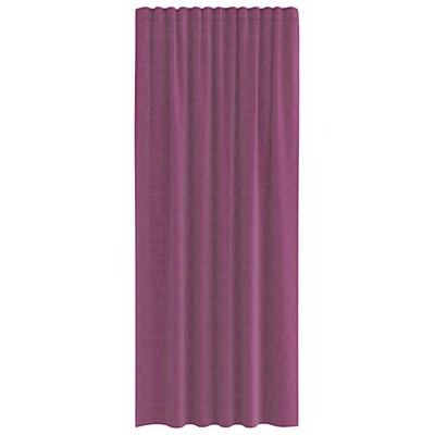 Voileeverhot lenkeillä 2 kpl purppura 140x245 cm