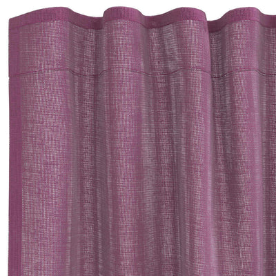 Voileeverhot lenkeillä 2 kpl purppura 140x245 cm