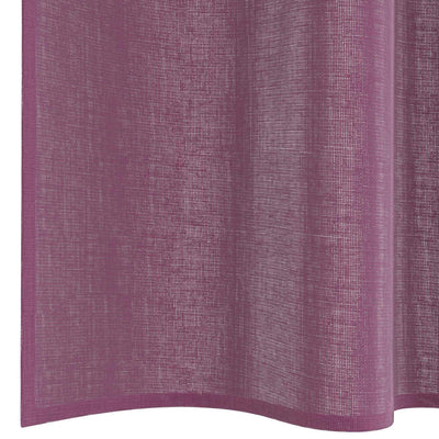 Voileeverhot lenkeillä 2 kpl purppura 140x245 cm