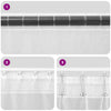 Voileeverhot lenkeillä 2 kpl purppura 140x245 cm