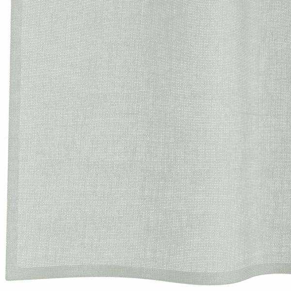 Voile-verhot lenkeillä 2 kpl vaaleanharmaa 140x175 cm