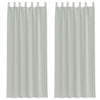 Vaaleanharmaa voileeverhot lenkeillä Lopina 140x260cm (2 kpl)