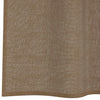 Voile-verhot lenkeillä 2 kpl vaaleanruskea 140x225 cm