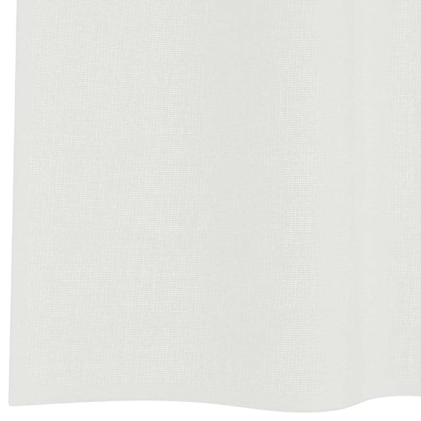 Voile-verhot lenkeillä 2 kpl valkoinen 140x175 cm