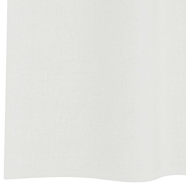 Voile-verhot lenkeillä 2 kpl valkoinen 140x225 cm