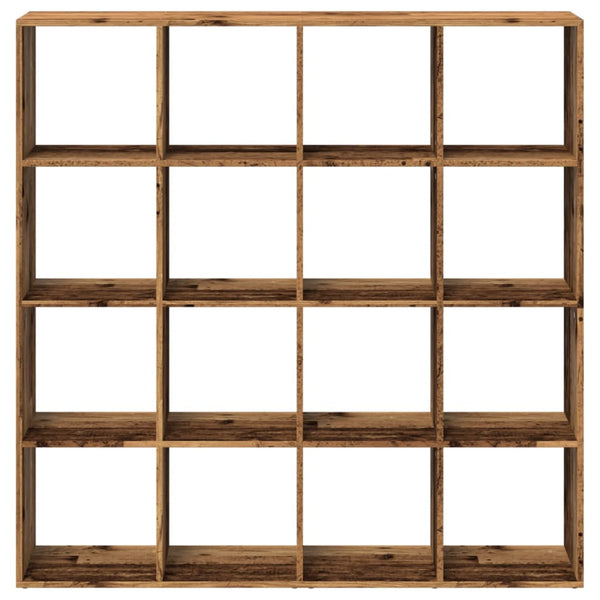 Kirjahylly vanha puu 137,5x29x137,5 cm tekninen puu