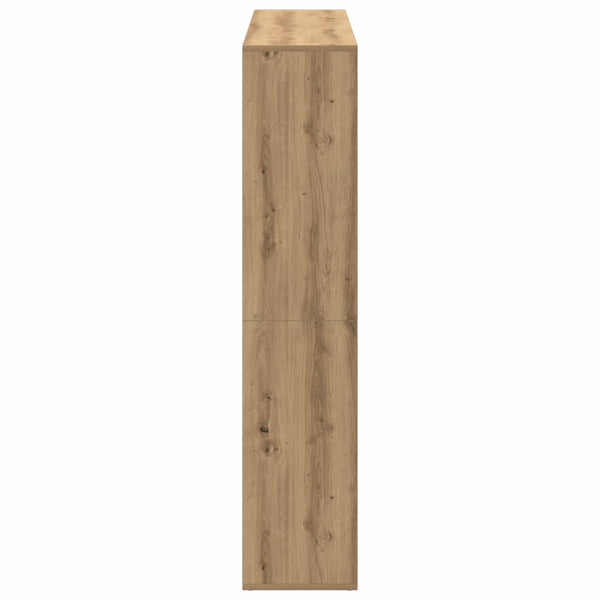 Kirjahylly artesaani tammi 137,5x29x137,5 cm lastulevy