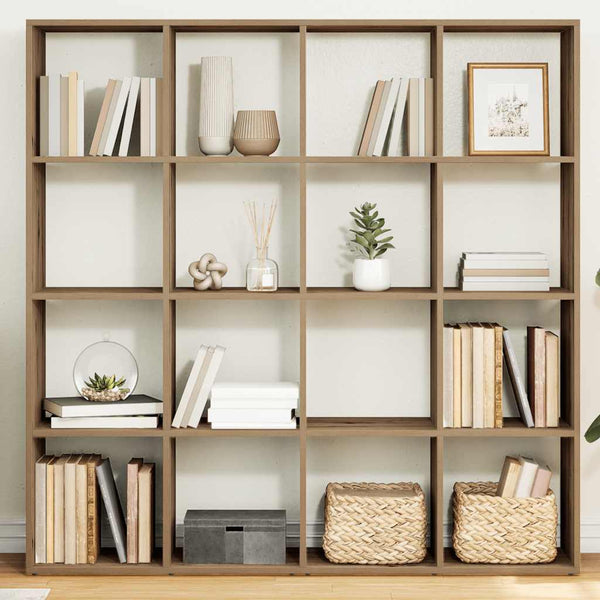 Kirjahylly artesaani tammi 137,5x29x137,5 cm lastulevy
