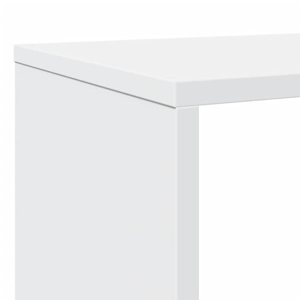 Kirjahylly valkoinen 102x29x143 cm lastulevy