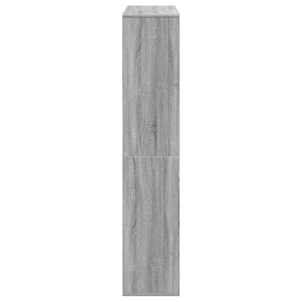 Kirjahylly harmaa Sonoma 102x29x143 cm tekninen puu
