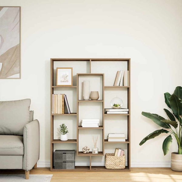 Kirjahylly artesaani tammi 102x29x143 cm lastulevy