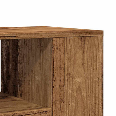 TV-kaappi pyörillä vanha puu 102x34,5x43 cm teknillinen puu