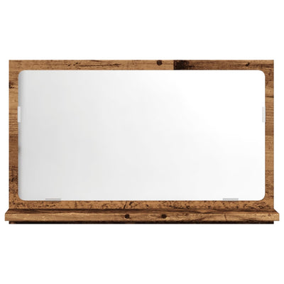 Vanha puu kylpyhuoneen peilikaappi Jiiajing 60x11x37cm (puinen)