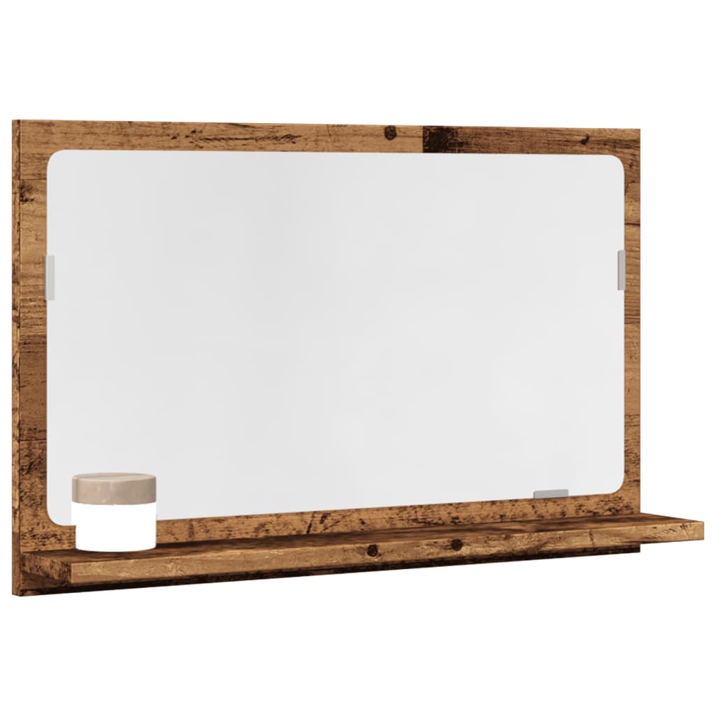 Vanha puu kylpyhuoneen peilikaappi Jiiajing 60x11x37cm (puinen)
