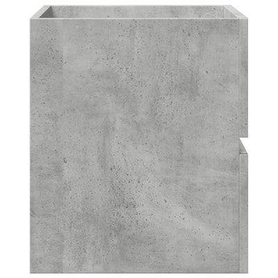Allaskaappi betoninharmaa 100x38,5x45 cm tekninen puu