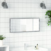 Kylpyhuoneen LED-peili harmaa Sonoma 100x8,5x37 cm tekninen puu